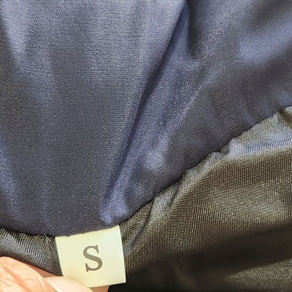 ZCSIA Women's Winter jacket Size Small Navy Color Baggy Puffer Short - Picture 9 of 16